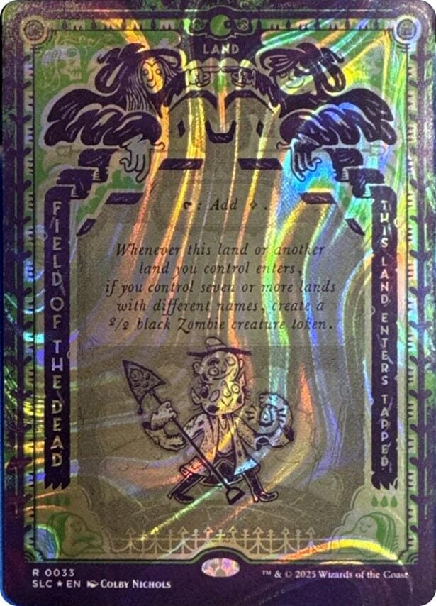 Field of the Dead (Halo Foil) [Secret Lair Countdown Kit] MTG Single Magic: The Gathering  | Multizone: Comics And Games
