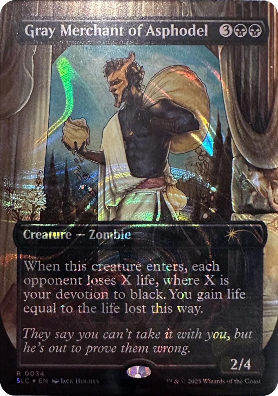 Gray Merchant of Asphodel (Halo Foil) [Secret Lair Countdown Kit] MTG Single Magic: The Gathering  | Multizone: Comics And Games