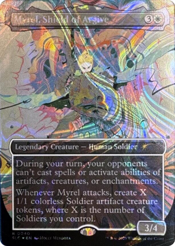 Myrel, Shield of Argive (Halo Foil) [Secret Lair Countdown Kit] MTG Single Magic: The Gathering  | Multizone: Comics And Games