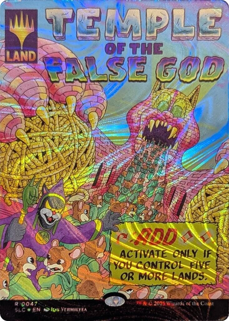 Temple of the False God (Halo Foil) [Secret Lair Countdown Kit] MTG Single Magic: The Gathering  | Multizone: Comics And Games