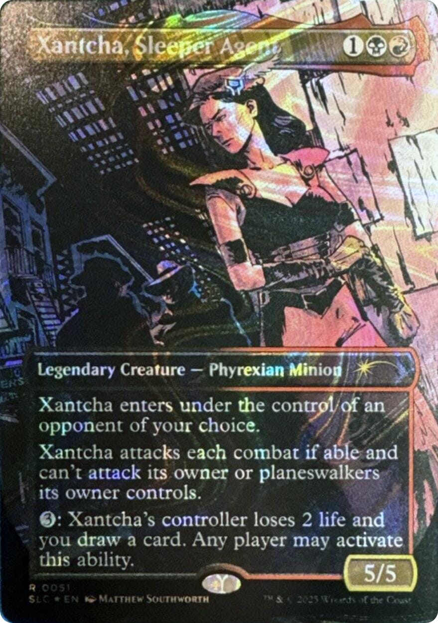Xantcha, Sleeper Agent (Halo Foil) [Secret Lair Countdown Kit] MTG Single Magic: The Gathering  | Multizone: Comics And Games