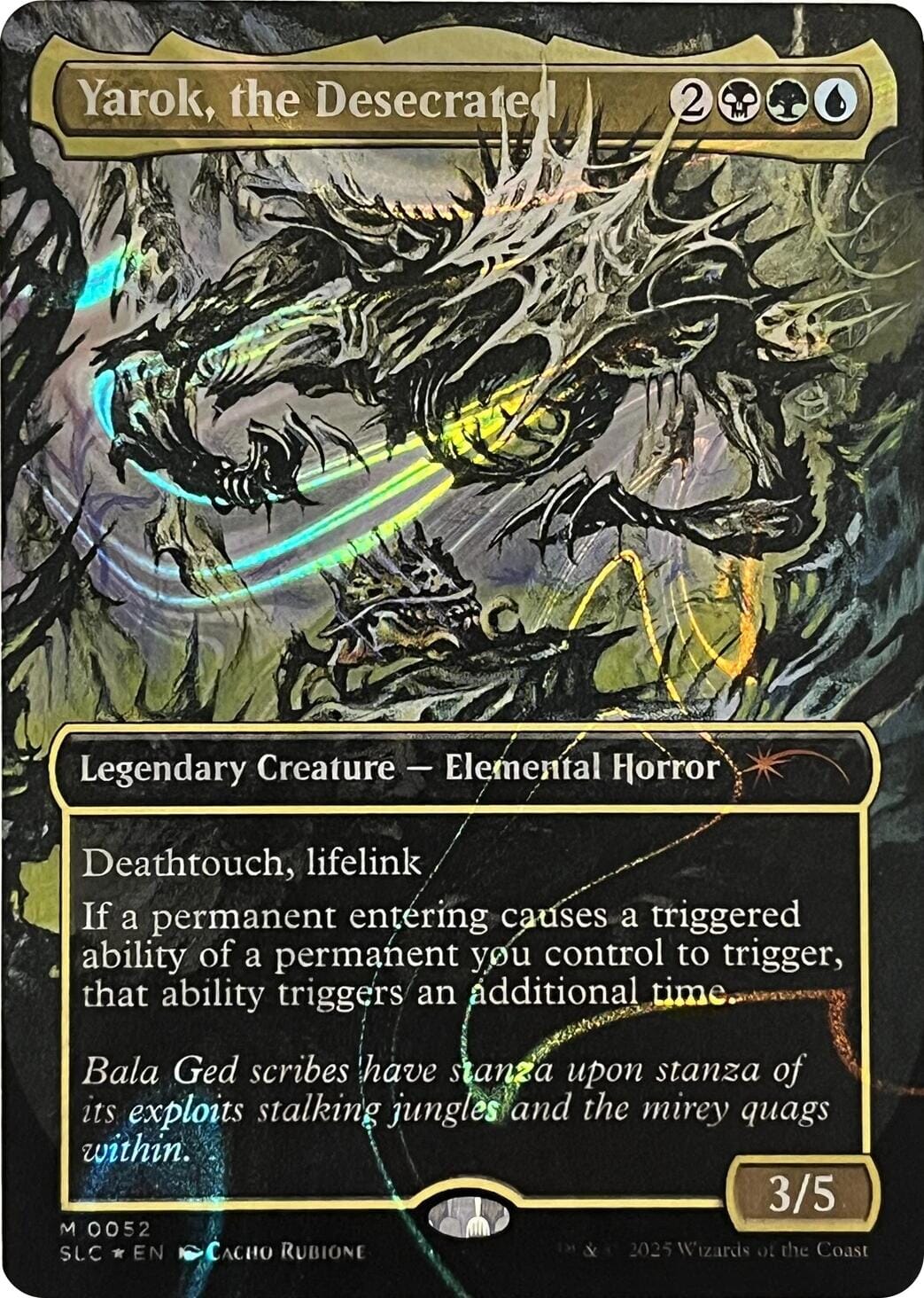 Yarok, the Desecrated (Halo Foil) [Secret Lair Countdown Kit] MTG Single Magic: The Gathering  | Multizone: Comics And Games