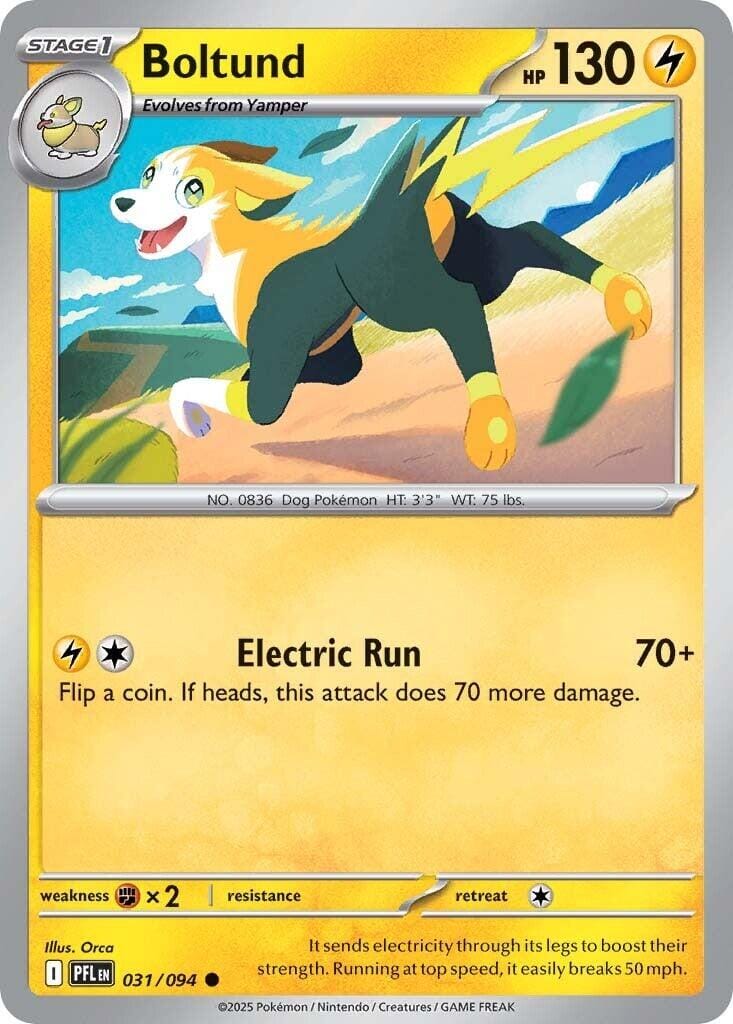 Boltund (031/094) [Mega Evolution: Phantasmal Flames] Pokemon Single Pokémon  | Multizone: Comics And Games