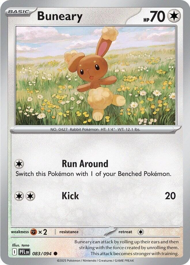 Buneary (083/094) [Mega Evolution: Phantasmal Flames] Pokemon Single Pokémon  | Multizone: Comics And Games