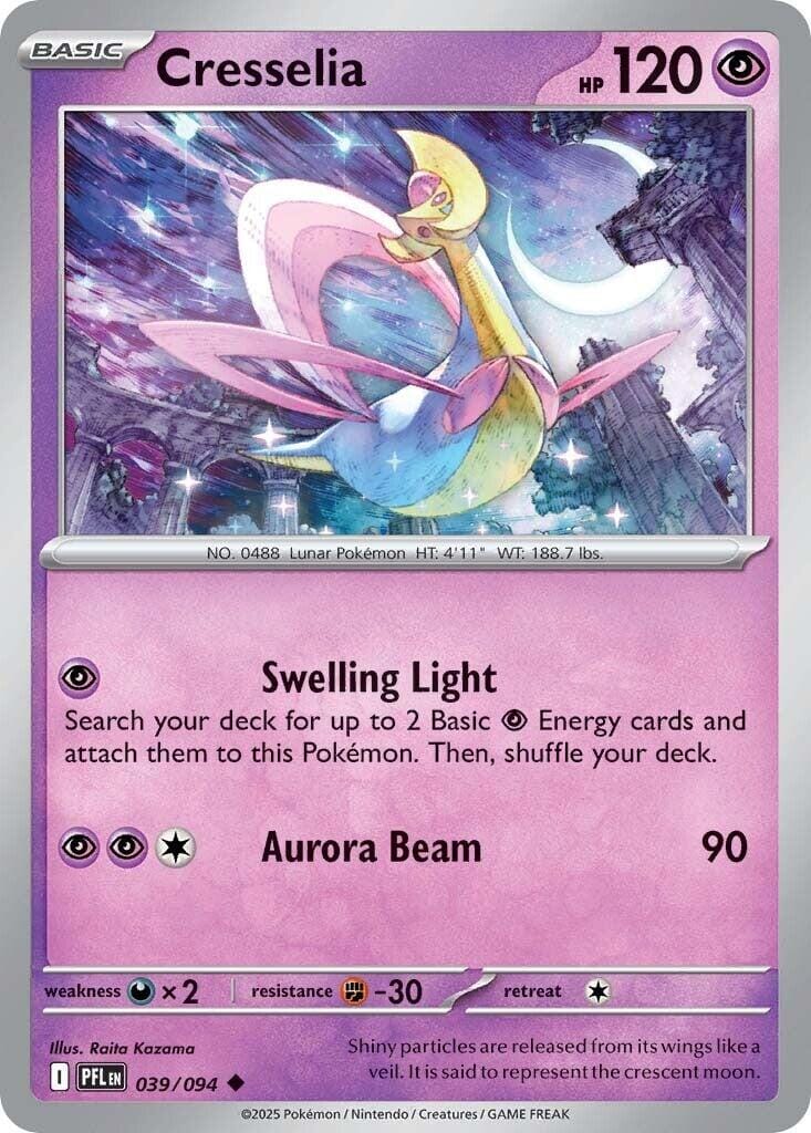Cresselia (039/094) [Mega Evolution: Phantasmal Flames] Pokemon Single Pokémon  | Multizone: Comics And Games