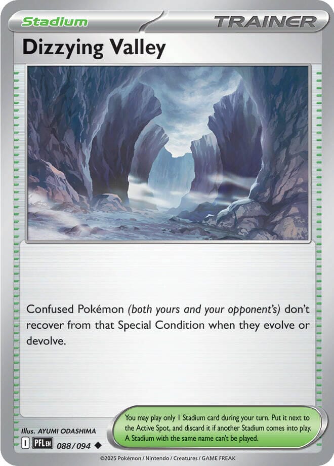 Dizzying Valley (088/094) [Mega Evolution: Phantasmal Flames] Pokemon Single Pokémon  | Multizone: Comics And Games