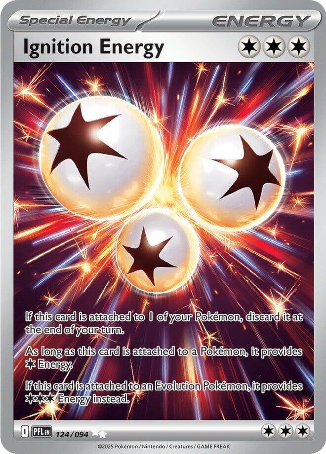 Ignition Energy (124/094) [Mega Evolution: Phantasmal Flames] Pokemon Single Pokémon  | Multizone: Comics And Games