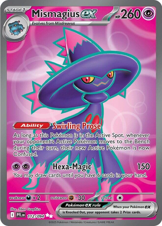 Mismagius ex (112/094) [Mega Evolution: Phantasmal Flames] Pokemon Single Pokémon  | Multizone: Comics And Games