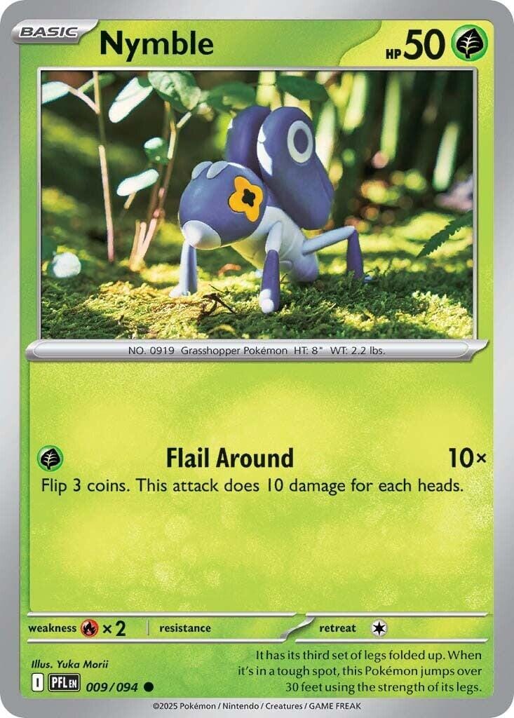 Nymble (009/094) [Mega Evolution: Phantasmal Flames] Pokemon Single Pokémon  | Multizone: Comics And Games