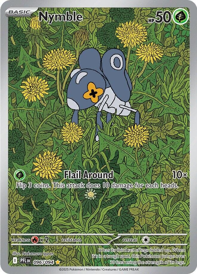 Nymble (096/094) [Mega Evolution: Phantasmal Flames] Pokemon Single Pokémon  | Multizone: Comics And Games