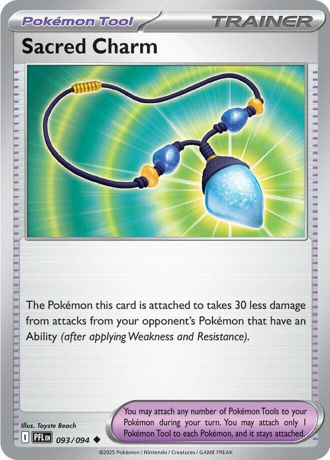 Sacred Charm (093/094) [Mega Evolution: Phantasmal Flames] Pokemon Single Pokémon  | Multizone: Comics And Games