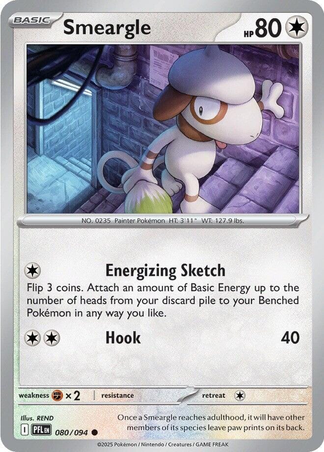 Smeargle (080/094) [Mega Evolution: Phantasmal Flames] Pokemon Single Pokémon  | Multizone: Comics And Games