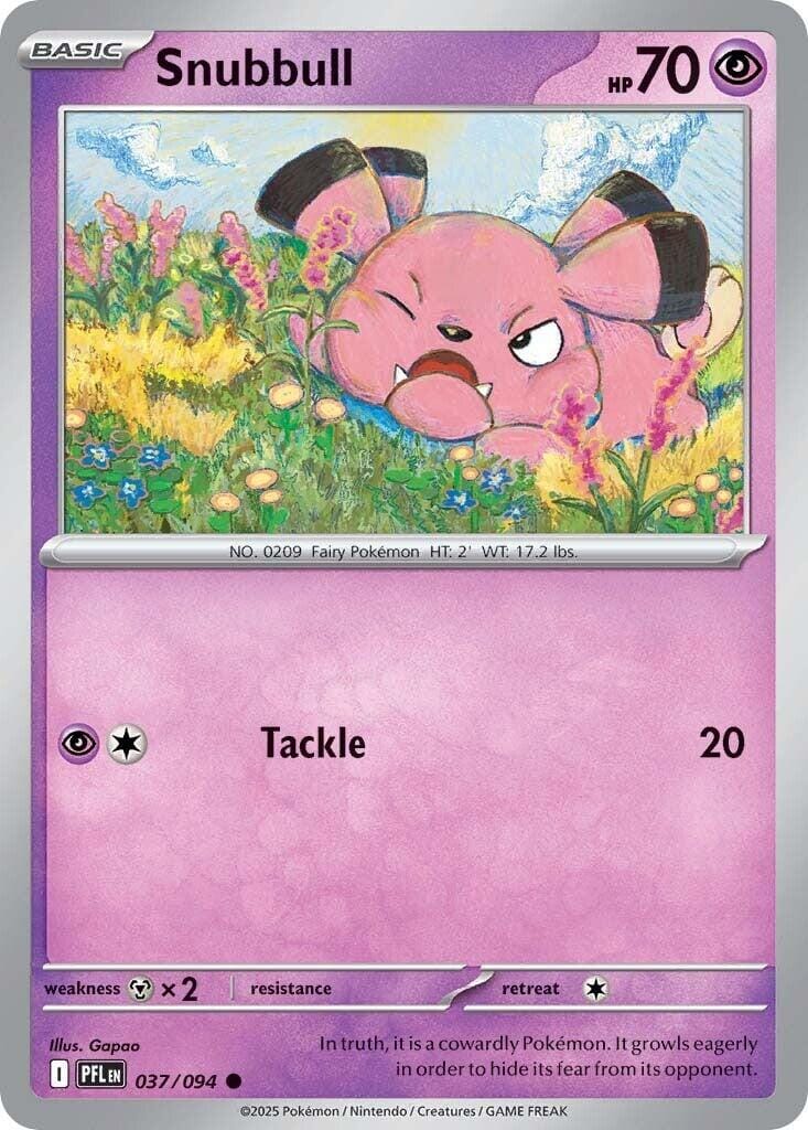 Snubbull (037/094) [Mega Evolution: Phantasmal Flames] Pokemon Single Pokémon  | Multizone: Comics And Games