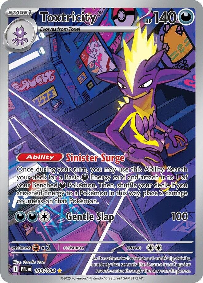 Toxtricity (103/094) [Mega Evolution: Phantasmal Flames] Pokemon Single Pokémon  | Multizone: Comics And Games