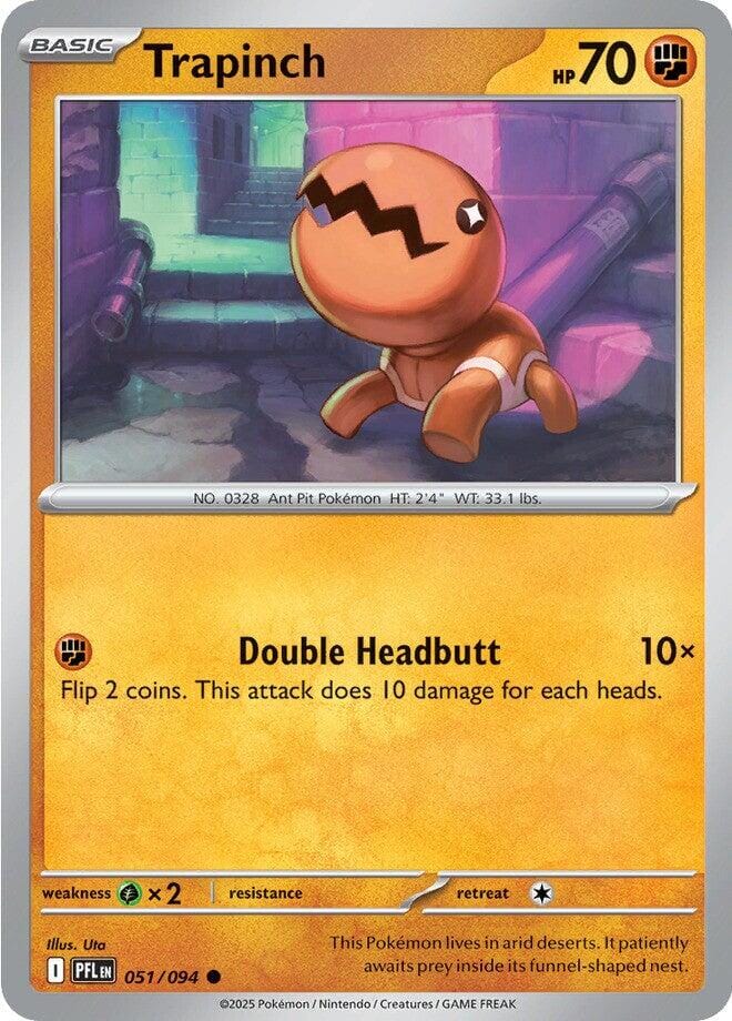 Trapinch (051/094) [Mega Evolution: Phantasmal Flames] Pokemon Single Pokémon  | Multizone: Comics And Games