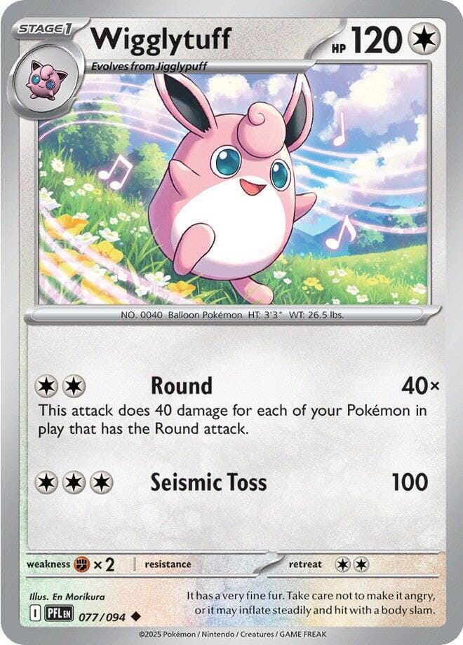 Wigglytuff (077/094) [Mega Evolution: Phantasmal Flames] Pokemon Single Pokémon  | Multizone: Comics And Games