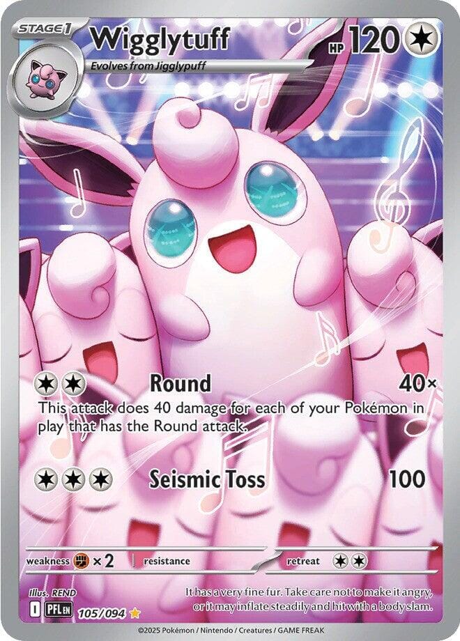 Wigglytuff (105/094) [Mega Evolution: Phantasmal Flames] Pokemon Single Pokémon  | Multizone: Comics And Games