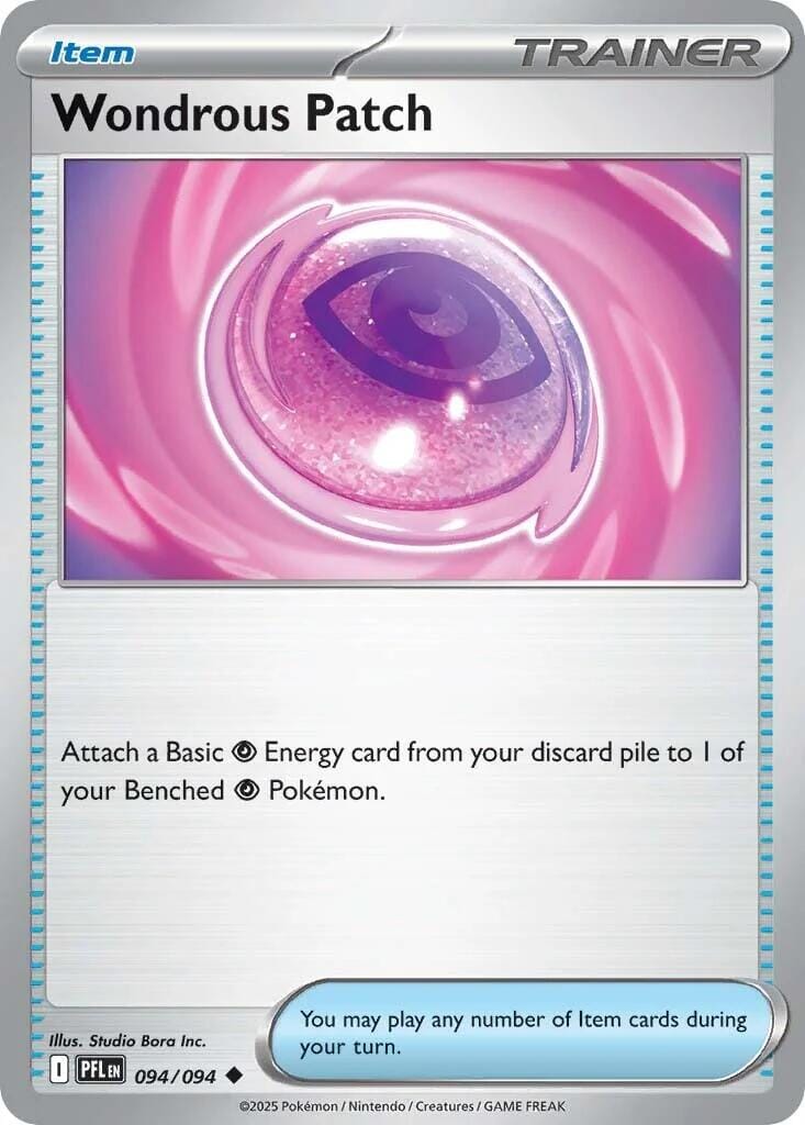 Wondrous Patch (094/094) [Mega Evolution: Phantasmal Flames] Pokemon Single Pokémon  | Multizone: Comics And Games