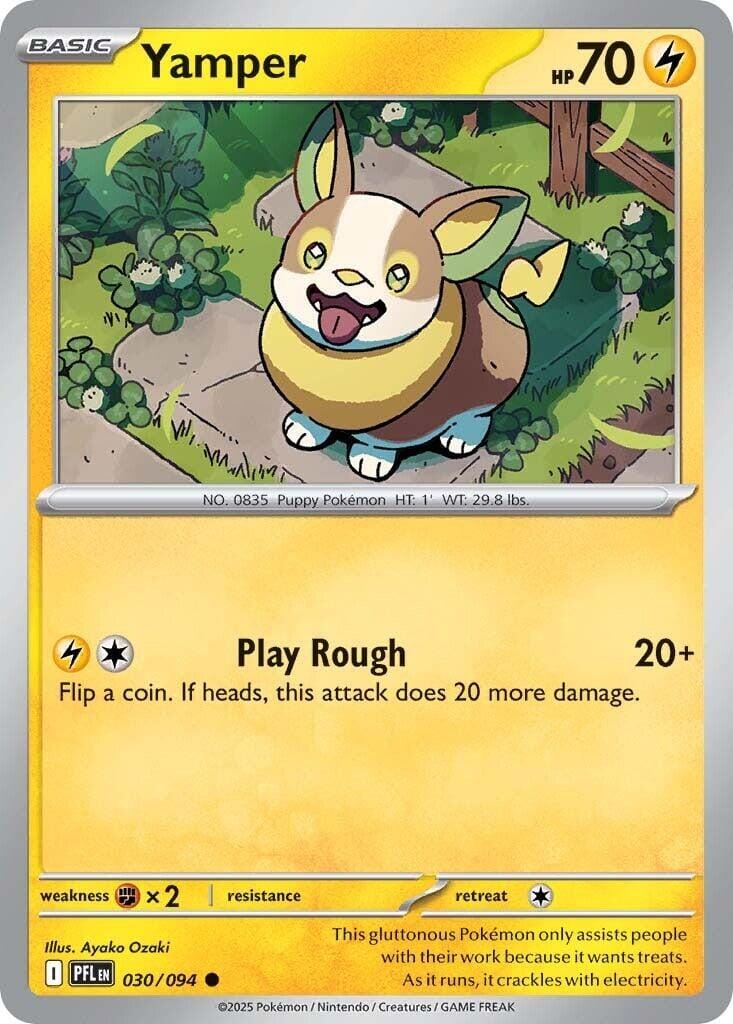 Yamper (030/094) [Mega Evolution: Phantasmal Flames] Pokemon Single Pokémon  | Multizone: Comics And Games