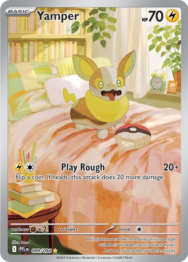 Yamper (099/094) [Mega Evolution: Phantasmal Flames] Pokemon Single Pokémon  | Multizone: Comics And Games