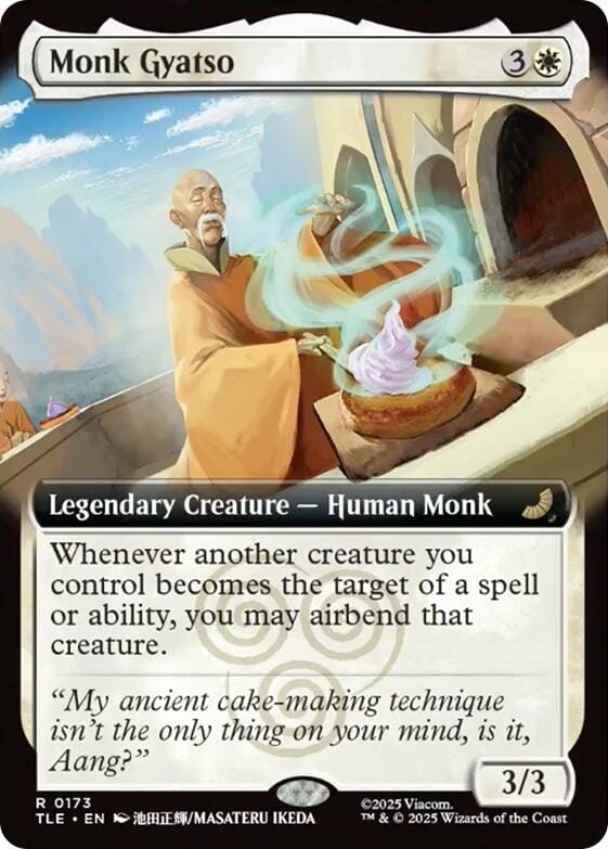 Monk Gyatso (Extended Art) [Avatar: The Last Airbender: Eternal-Legal] MTG Single Magic: The Gathering  | Multizone: Comics And Games