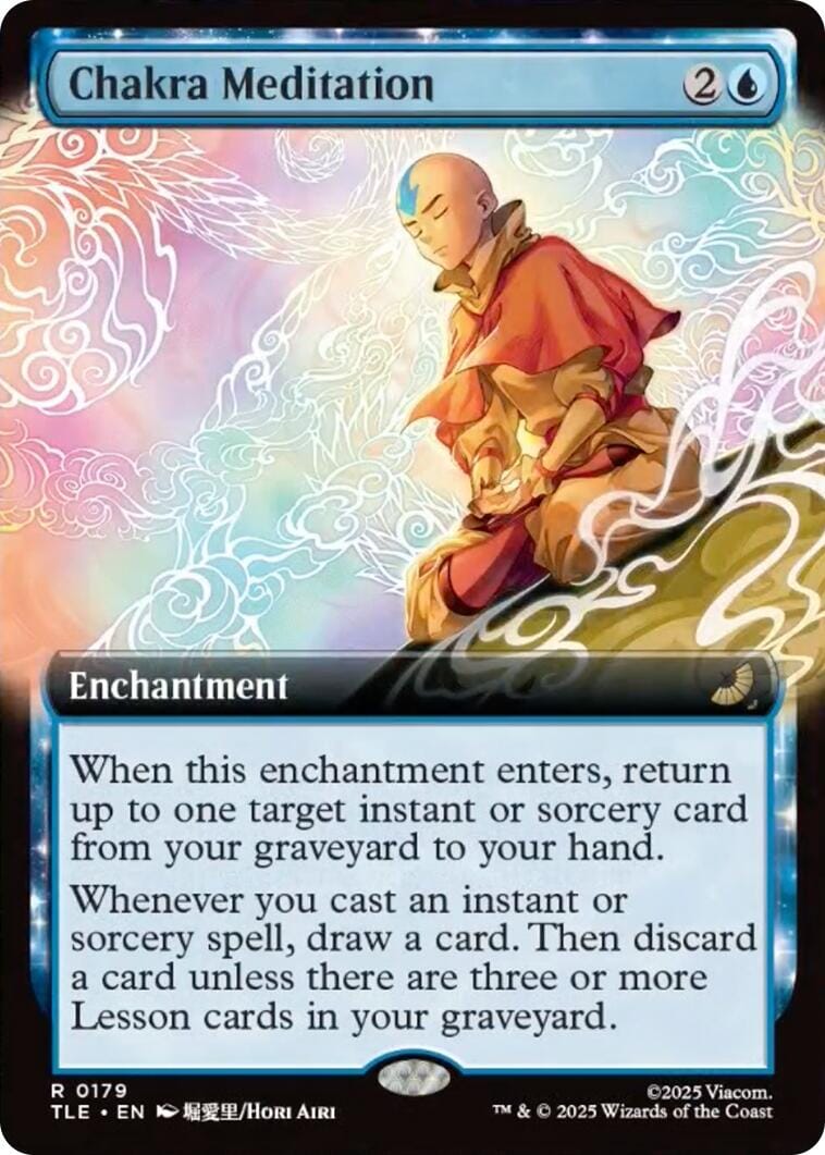 Chakra Meditation (Extended Art) [Avatar: The Last Airbender: Eternal-Legal] MTG Single Magic: The Gathering  | Multizone: Comics And Games