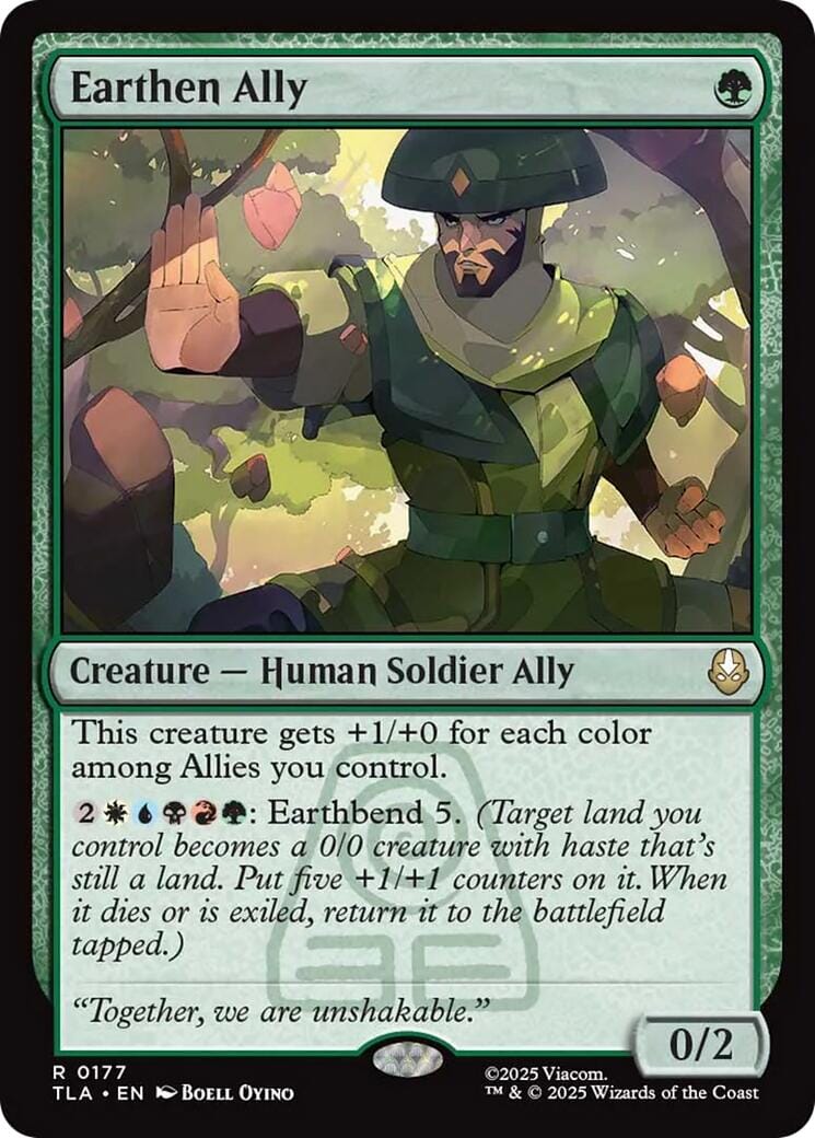 Earthen Ally [Avatar: The Last Airbender] MTG Single Magic: The Gathering  | Multizone: Comics And Games