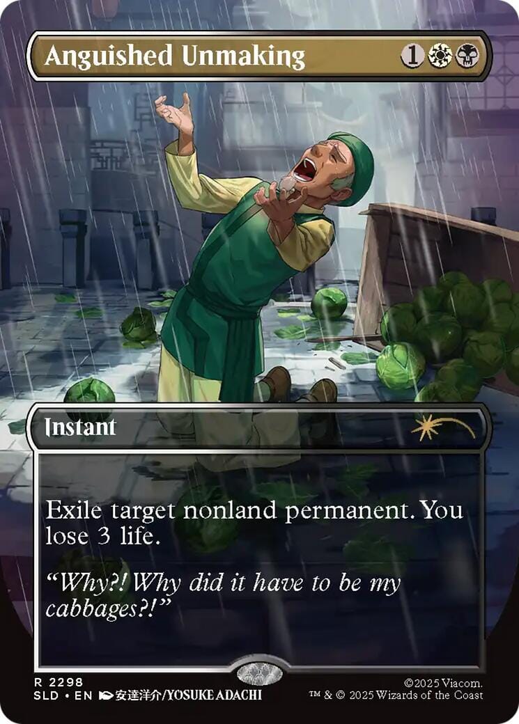 Anguished Unmaking (2298) [Secret Lair Drop Series] MTG Single Magic: The Gathering  | Multizone: Comics And Games