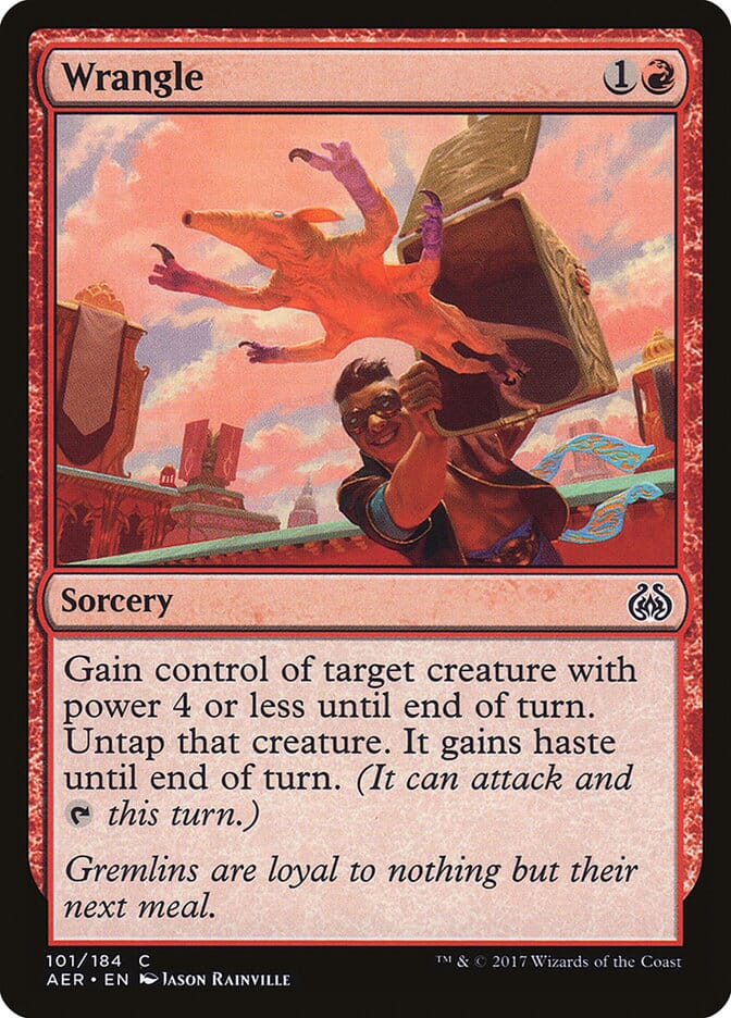 Wrangle (Intro Pack) [Aether Revolt Promos] MTG Single Magic: The Gathering  | Multizone: Comics And Games