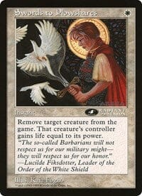 Swords to Plowshares (4th Place) (Oversized) [Oversize Cards] MTG Single Magic: The Gathering  | Multizone: Comics And Games