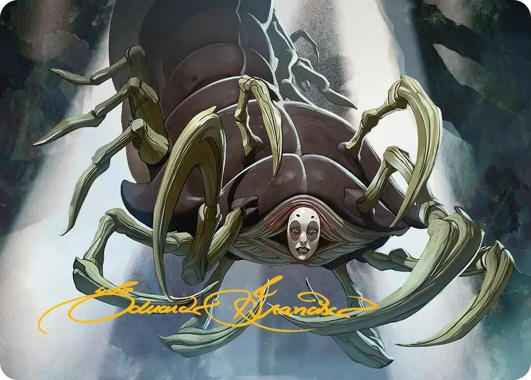 Koh, the Face Stealer Art Card (Gold-Stamped Signature) [Avatar: The Last Airbender Art Series] MTG Single Magic: The Gathering  | Multizone: Comics And Games
