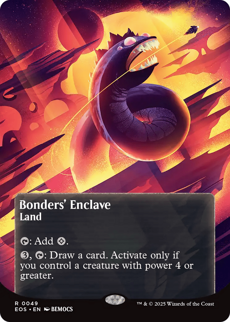 Bonders' Enclave (0049) (Borderless) [Edge of Eternities: Stellar Sights] MTG Single Magic: The Gathering  | Multizone: Comics And Games