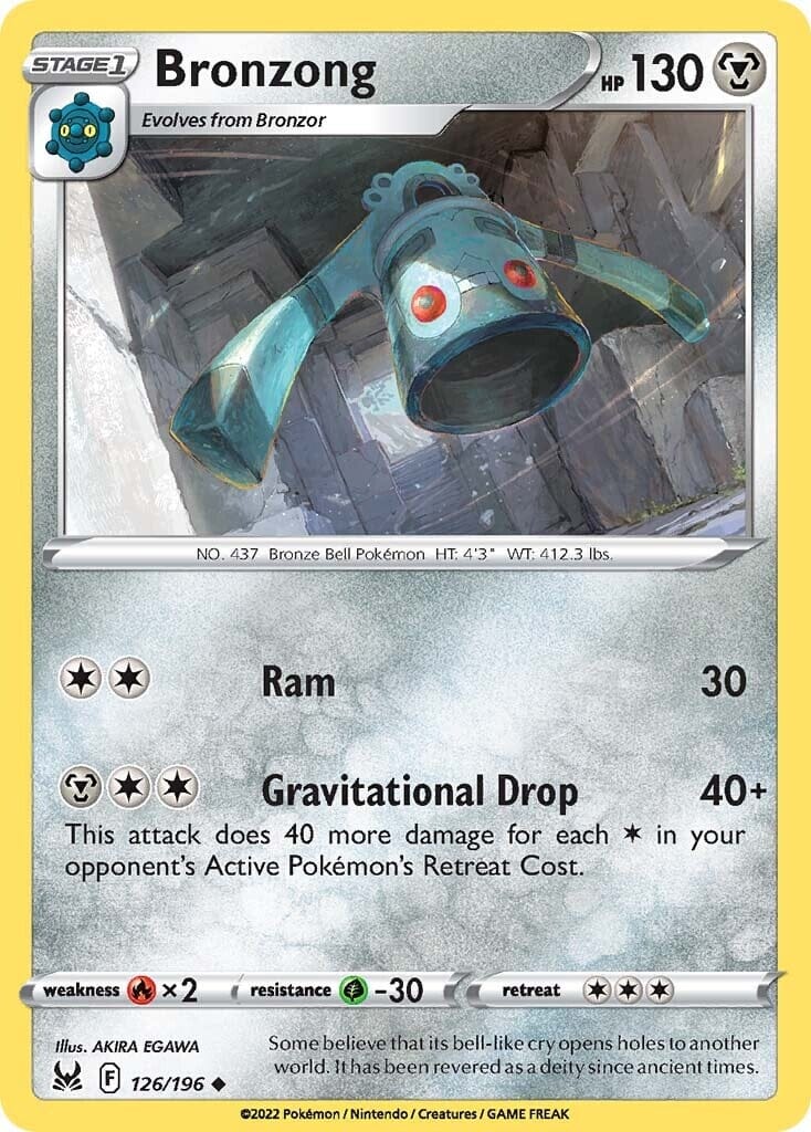 Bronzong (126/196) [Sword & Shield: Lost Origin] Pokemon Single Pokémon  | Multizone: Comics And Games