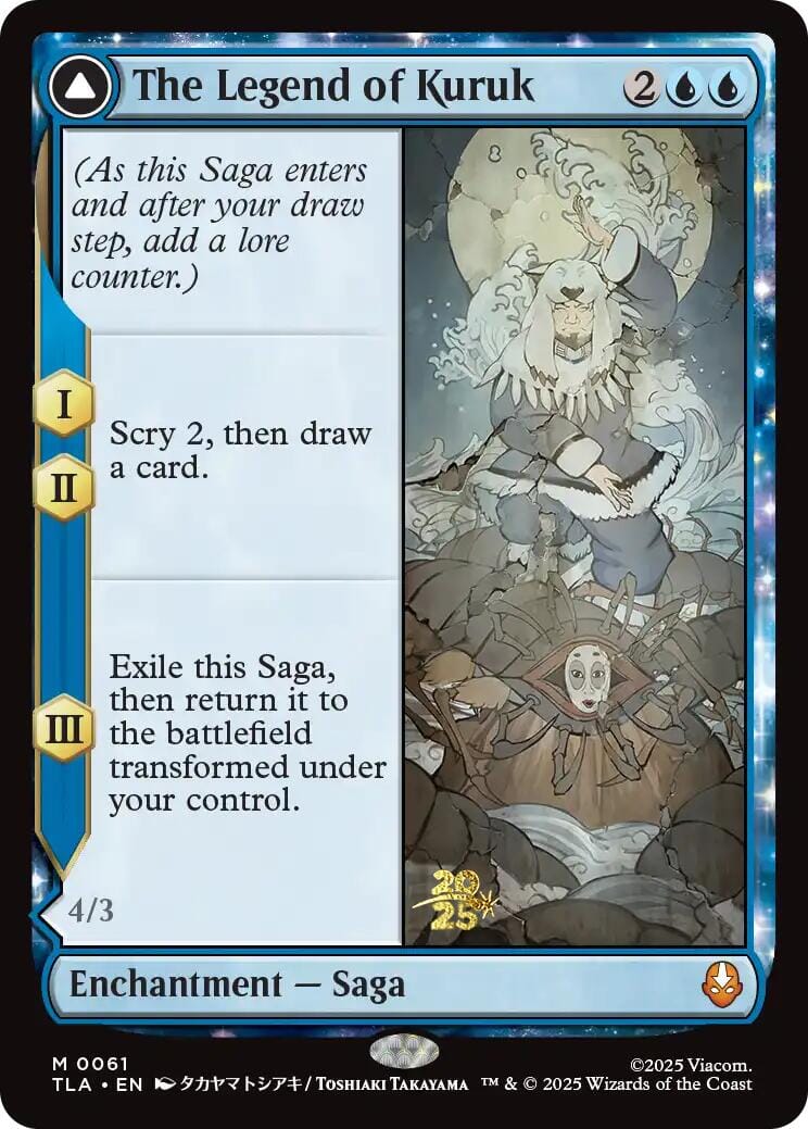 The Legend of Kuruk [Avatar: The Last Airbender Prerelease Cards] MTG Single Magic: The Gathering  | Multizone: Comics And Games