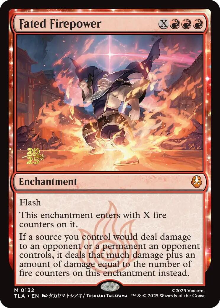 Fated Firepower [Avatar: The Last Airbender Prerelease Cards] MTG Single Magic: The Gathering  | Multizone: Comics And Games