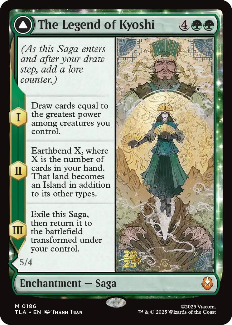 The Legend of Kyoshi [Avatar: The Last Airbender Prerelease Cards] MTG Single Magic: The Gathering  | Multizone: Comics And Games