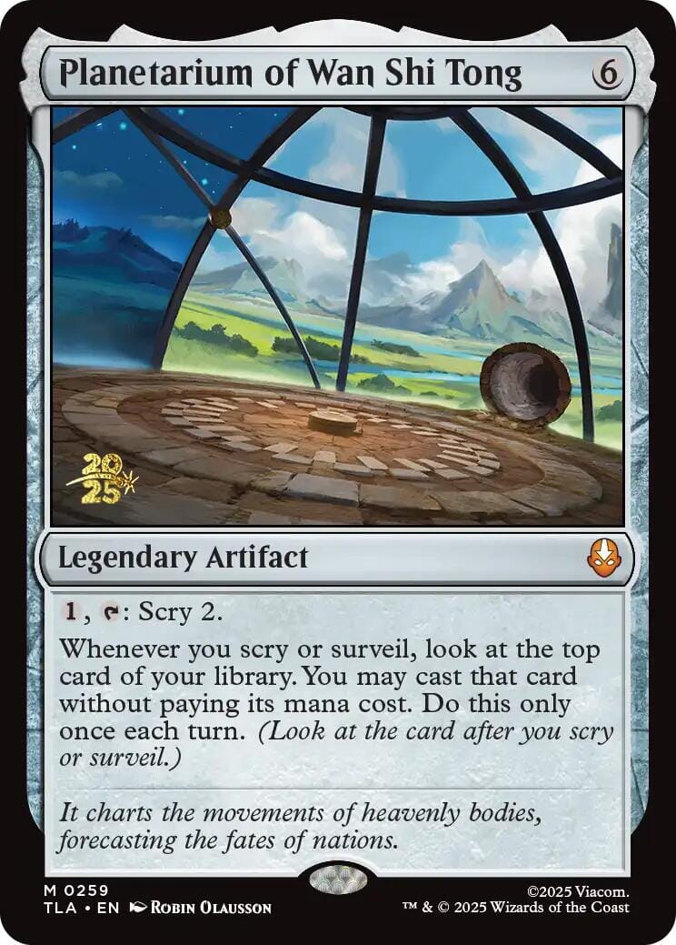 Planetarium of Wan Shi Tong [Avatar: The Last Airbender Prerelease Cards] MTG Single Magic: The Gathering  | Multizone: Comics And Games