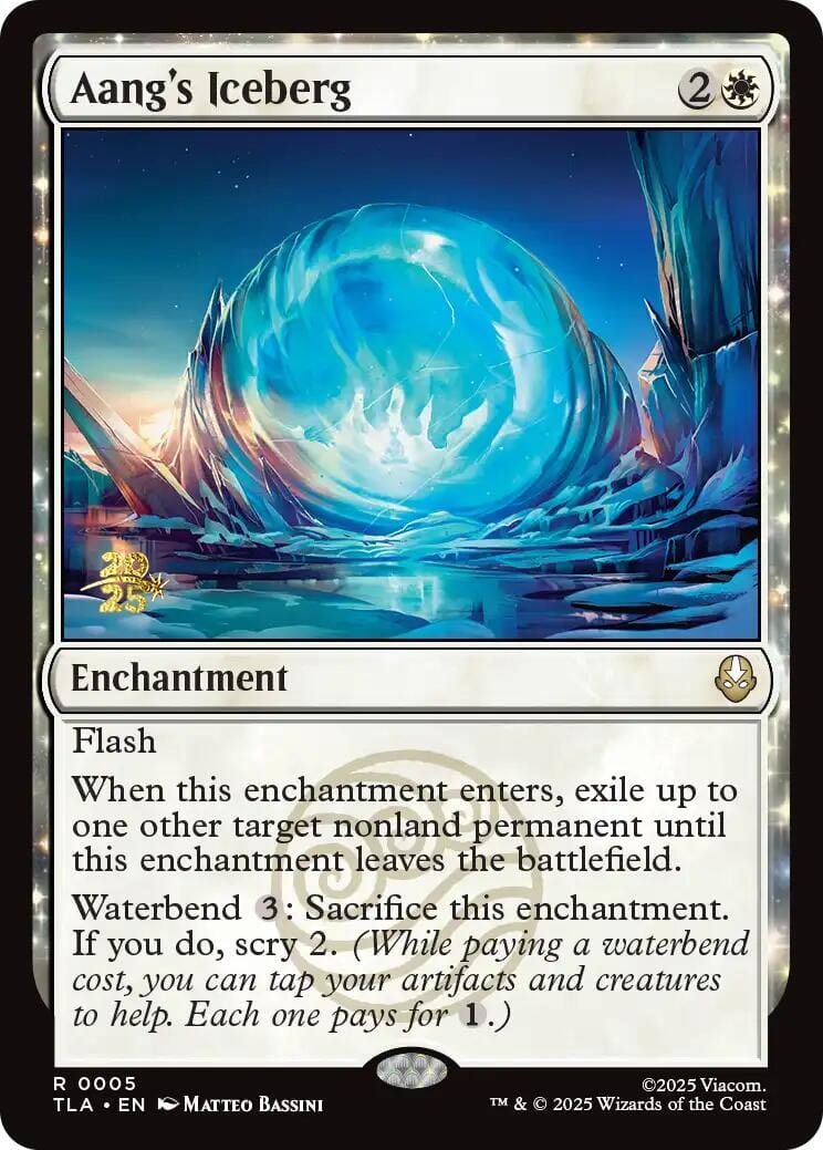 Aang's Iceberg [Avatar: The Last Airbender Prerelease Cards] MTG Single Magic: The Gathering  | Multizone: Comics And Games