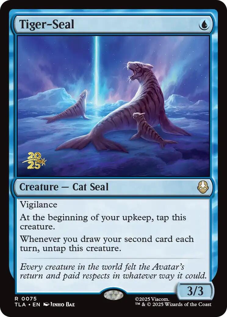 Tiger-Seal [Avatar: The Last Airbender Prerelease Cards] MTG Single Magic: The Gathering  | Multizone: Comics And Games