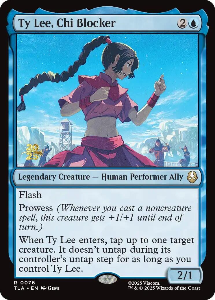 Ty Lee, Chi Blocker [Avatar: The Last Airbender Prerelease Cards] MTG Single Magic: The Gathering  | Multizone: Comics And Games