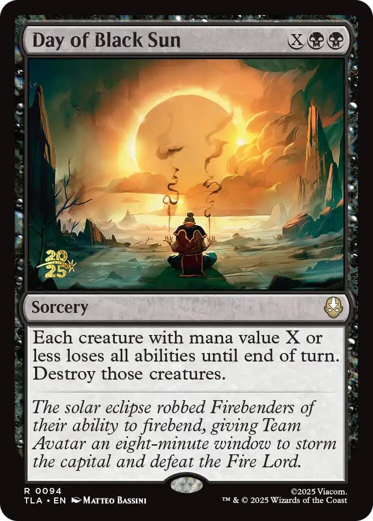Day of Black Sun [Avatar: The Last Airbender Prerelease Cards] MTG Single Magic: The Gathering  | Multizone: Comics And Games