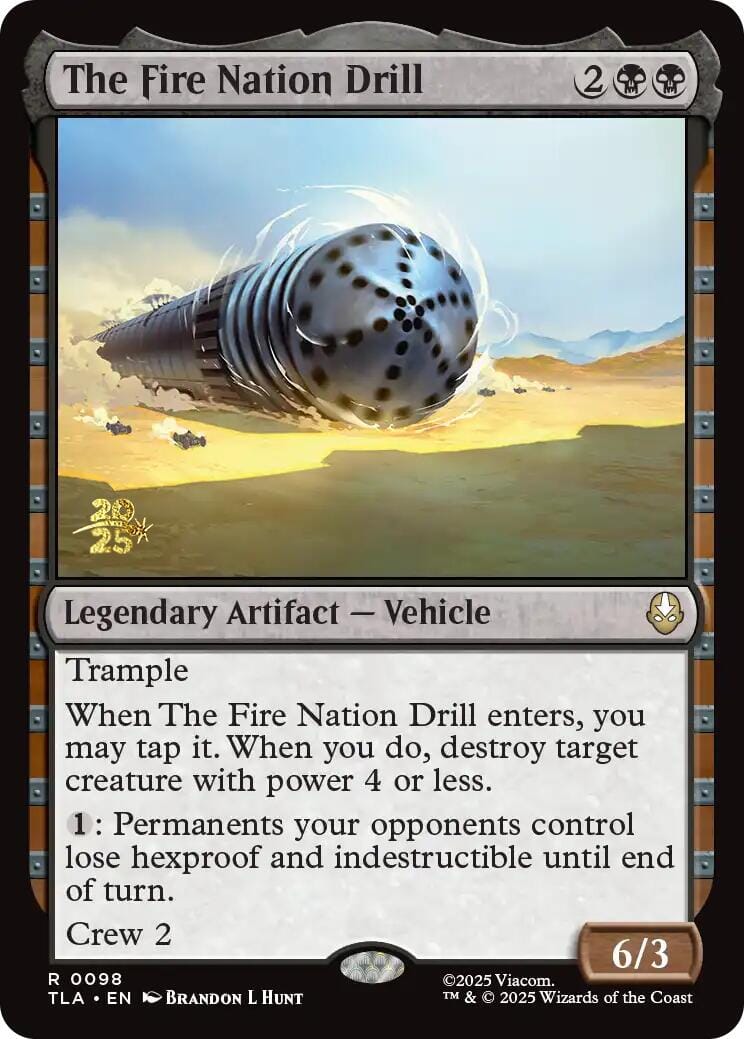 The Fire Nation Drill [Avatar: The Last Airbender Prerelease Cards] MTG Single Magic: The Gathering  | Multizone: Comics And Games