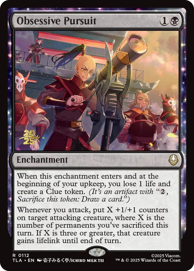 Obsessive Pursuit [Avatar: The Last Airbender Prerelease Cards] MTG Single Magic: The Gathering  | Multizone: Comics And Games