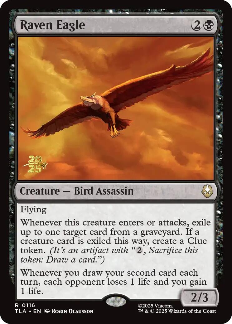 Raven Eagle [Avatar: The Last Airbender Prerelease Cards] MTG Single Magic: The Gathering  | Multizone: Comics And Games