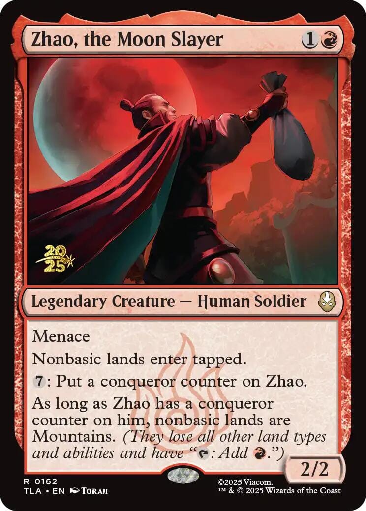 Zhao, the Moon Slayer [Avatar: The Last Airbender Prerelease Cards] MTG Single Magic: The Gathering  | Multizone: Comics And Games