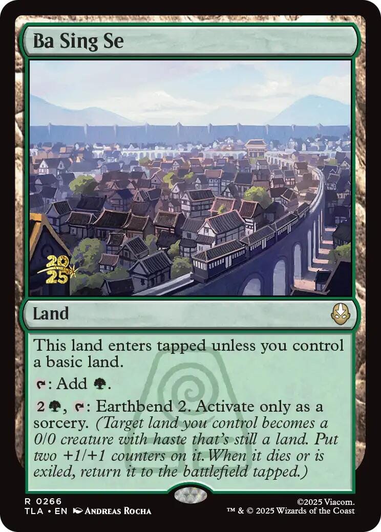 Ba Sing Se [Avatar: The Last Airbender Prerelease Cards] MTG Single Magic: The Gathering  | Multizone: Comics And Games