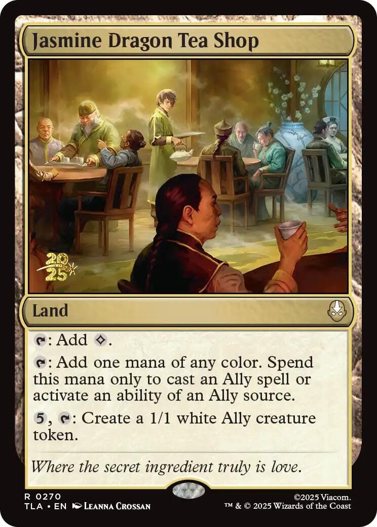 Jasmine Dragon Tea Shop [Avatar: The Last Airbender Prerelease Cards] MTG Single Magic: The Gathering  | Multizone: Comics And Games