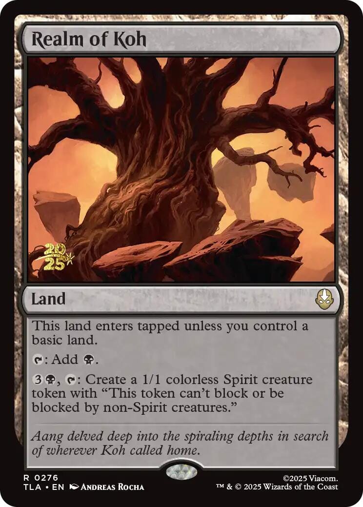 Realm of Koh [Avatar: The Last Airbender Prerelease Cards] MTG Single Magic: The Gathering  | Multizone: Comics And Games