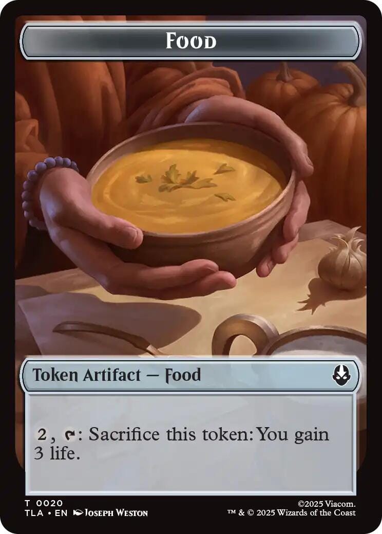 Bear // Food (0020) Double-Sided Token [Avatar: The Last Airbender Tokens] MTG Single Magic: The Gathering  | Multizone: Comics And Games