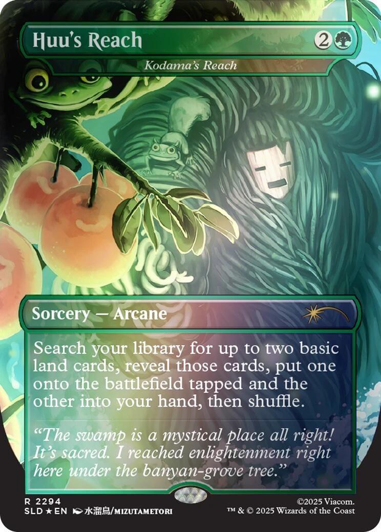 Huu's Reach - Kodama's Reach (Rainbow Foil) [Secret Lair Drop Series] MTG Single Magic: The Gathering  | Multizone: Comics And Games